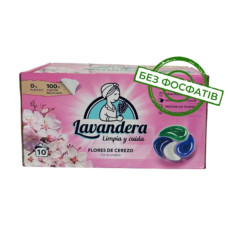 Капсулы для стирки Lavandera4в1 Flore de Cerezo, 10 шт